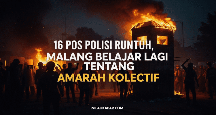 16 Pos Polisi Runtuh, Malang Belajar Lagi Tentang Amarah Kolektif