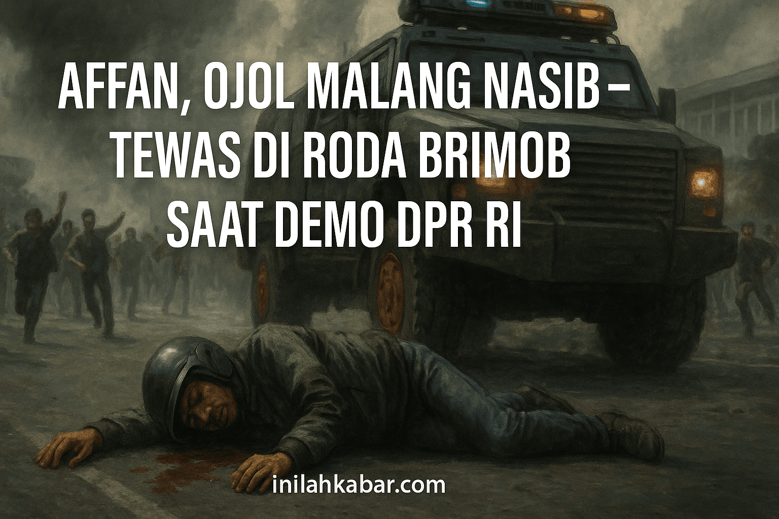 Affan, Ojol Malang Nasib – Tewas di Roda Brimob Saat Demo DPR RI