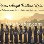 Beras sebagai Bisikan Kota: Saat Kebersamaan Bercerita Lewat Antrean Panjang