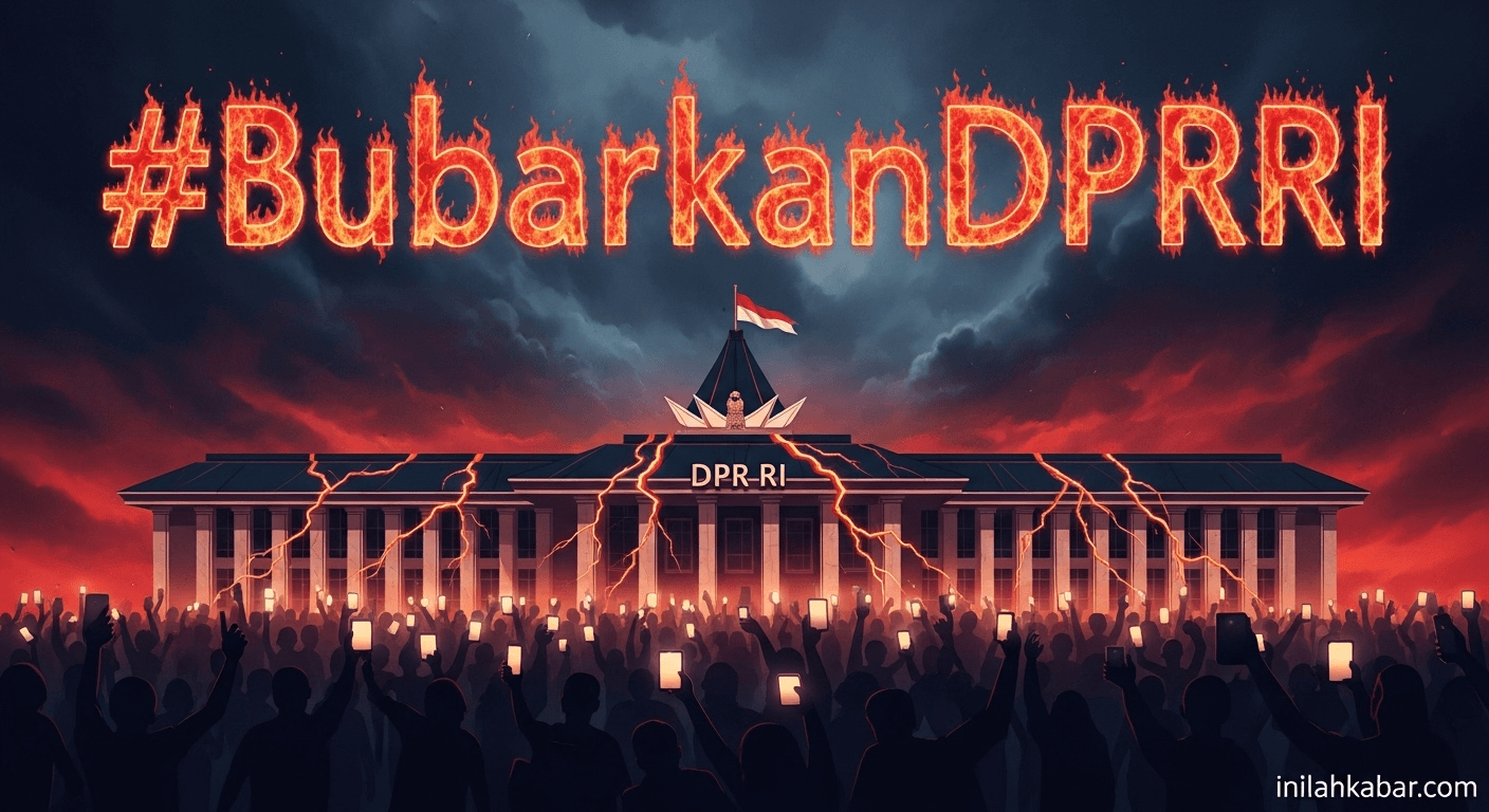 Bubarkan DPR RI Viral Banget Hari Ini, Netizen Ramai-Ramai Komentar Pedas