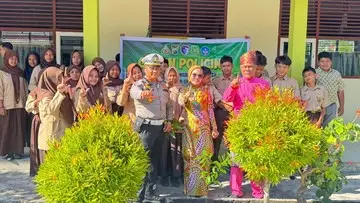 Dukungan Kades Meranti untuk Green Policing Melalui Penanaman Pohon Dukungan Kades Meranti untuk Green Policing Melalui Penanaman Pohon