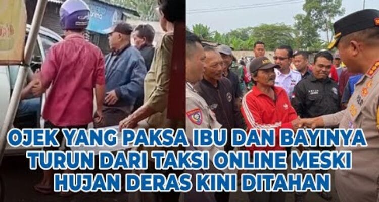 Kasus Ibu Diusir dari Taksi Online Saat Hujan: Emak2 VS Opang di Tigaraksa, Netizen Ngamuk!