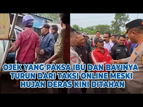 Kasus Ibu Diusir dari Taksi Online Saat Hujan: Emak2 VS Opang di Tigaraksa, Netizen Ngamuk! Kasus Ibu Diusir dari Taksi Online Saat Hujan: Emak2 VS Opang di Tigaraksa, Netizen Ngamuk!