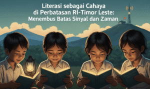 Literasi sebagai Cahaya di Perbatasan RI–Timor Leste: Menembus Batas Sinyal dan Zaman