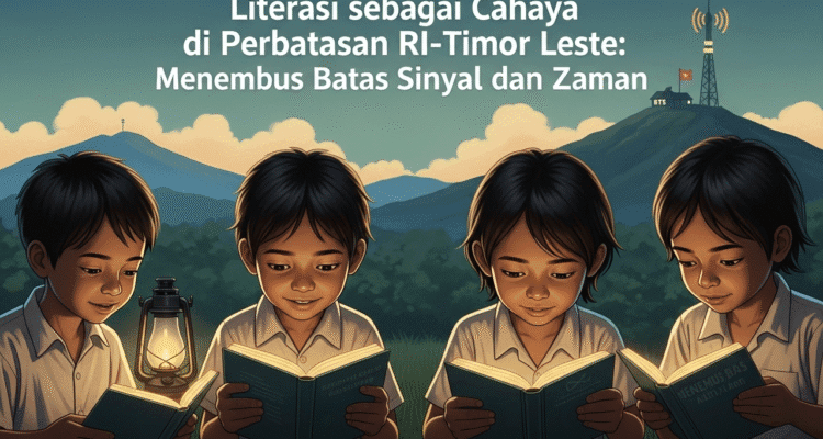 Literasi sebagai Cahaya di Perbatasan RI–Timor Leste: Menembus Batas Sinyal dan Zaman