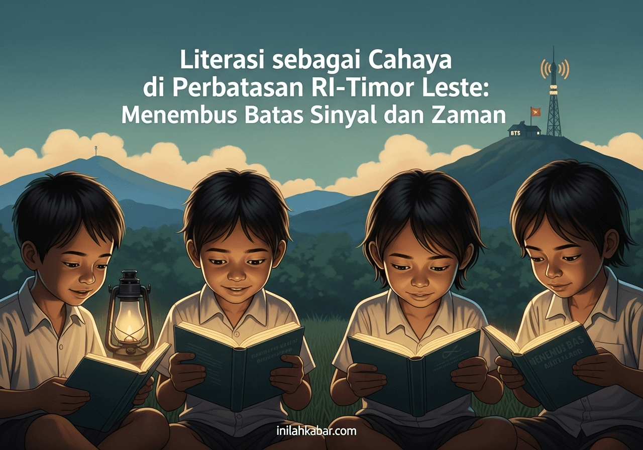Literasi sebagai Cahaya di Perbatasan RI–Timor Leste: Menembus Batas Sinyal dan Zaman Literasi sebagai Cahaya di Perbatasan RI–Timor Leste: Menembus Batas Sinyal dan Zaman