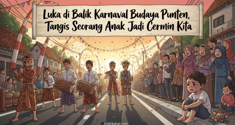 Luka di Balik Karnaval Budaya Punten, Tangis Seorang Anak Jadi Cermin Kita
