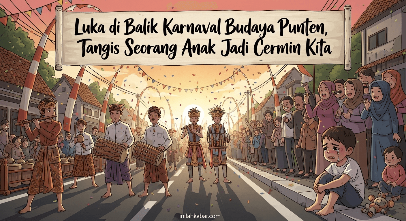 Luka di Balik Karnaval Budaya Punten, Tangis Seorang Anak Jadi Cermin Kita Luka di Balik Karnaval Budaya Punten, Tangis Seorang Anak Jadi Cermin Kita