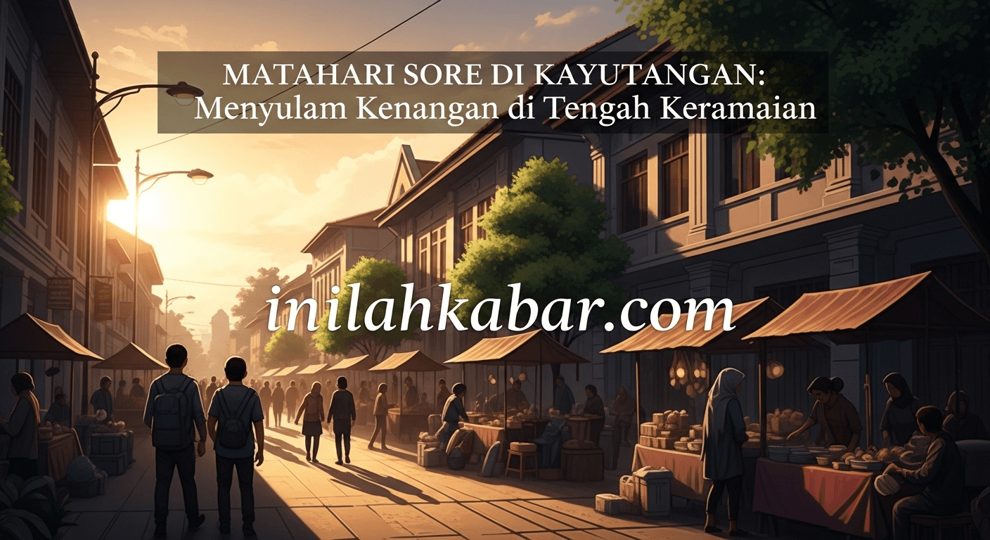 Matahari Sore di Kayutangan Menyulam Kenangan di Tengah Keramaian