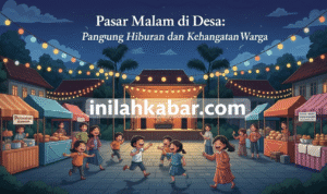 Pasar Malam di Desa: Panggung Hiburan dan Kehangatan Warga