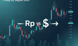 Pergerakan Rupiah terhadap Dolar AS pada Jumat, 22 Agustus 2025