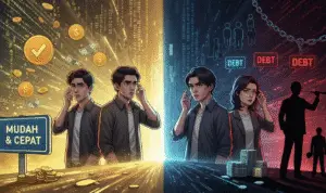 Pinjaman Online: Kebebasan atau Ilusi yang Diciptakan Kapitalisme? Pinjaman Online: Kebebasan atau Ilusi yang Diciptakan Kapitalisme?