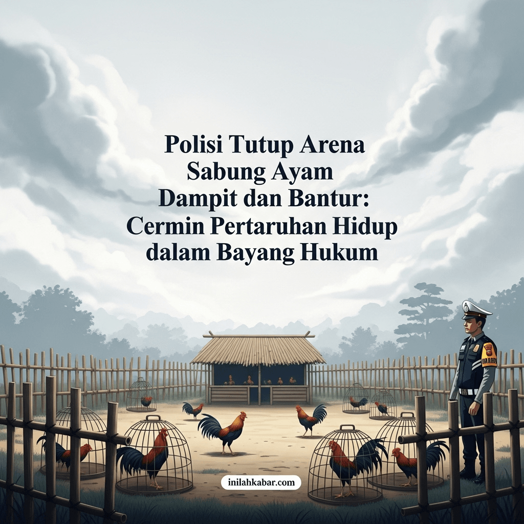 Polisi Tutup Arena Sabung Ayam Dampit dan Bantur Cermin Pertaruhan Hidup dalam Bayang Hukum Polisi Tutup Arena Sabung Ayam Dampit dan Bantur: Cermin Pertaruhan Hidup dalam Bayang Hukum