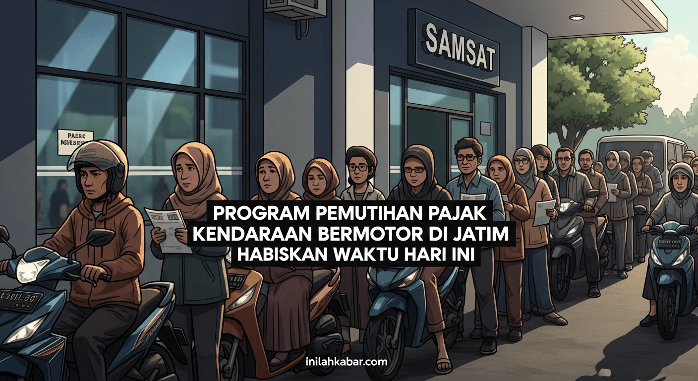 Program Pemutihan Pajak Kendaraan Bermotor di Jatim Habiskan Waktu Hari Ini