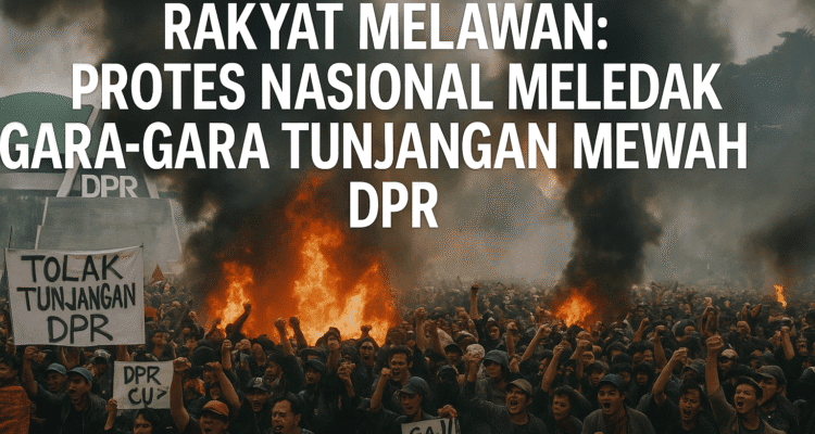 Rakyat Melawan, Protes Nasional Meledak Gara-Gara Tunjangan Mewah DPR