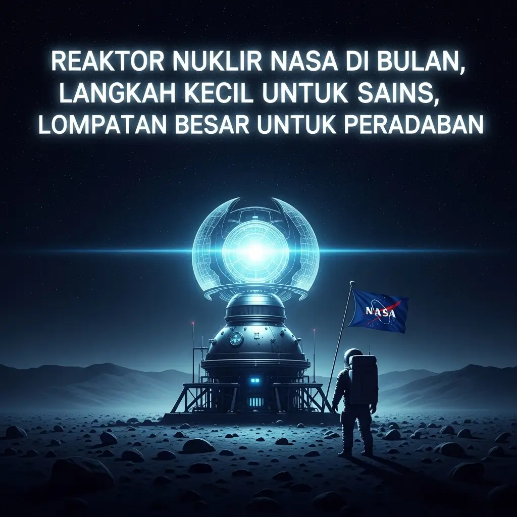 Reaktor Nuklir NASA di Bulan, Langkah Kecil untuk Sains, Lompatan Besar untuk Peradaban Reaktor Nuklir NASA di Bulan, Langkah Kecil untuk Sains, Lompatan Besar untuk Peradaban