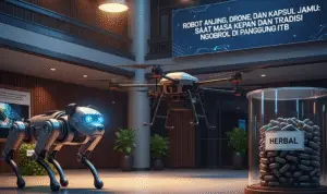 Robot Anjing, Drone, dan Kapsul Jamu: Saat Masa Depan dan Tradisi Ngobrol di Panggung ITB