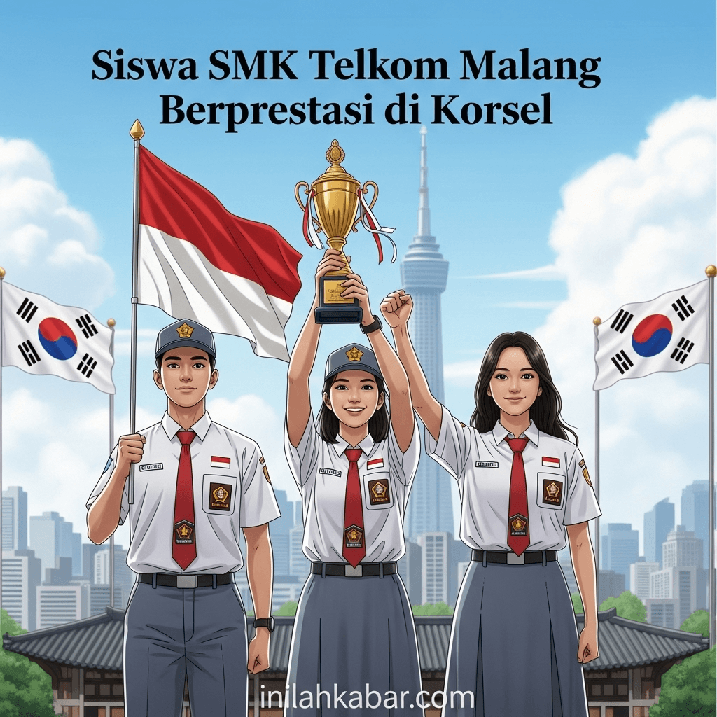 Siswa SMK Telkom Malang Berprestasi di Korsel, Bikin Bangga Indonesia!