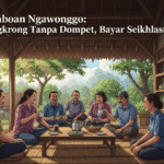 Tomboan Ngawonggo: Nongkrong Tanpa Dompet, Bayar Seikhlasnya
