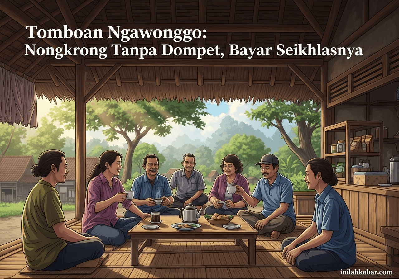 Tomboan Ngawonggo: Nongkrong Tanpa Dompet, Bayar Seikhlasnya