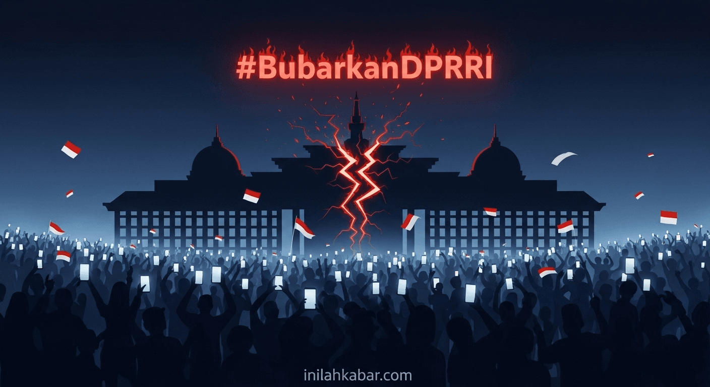 Viral Seruan Bubarkan DPR RI 25 Agustus 2025, Netizen Ramai, Aksi Nyata Mana?
