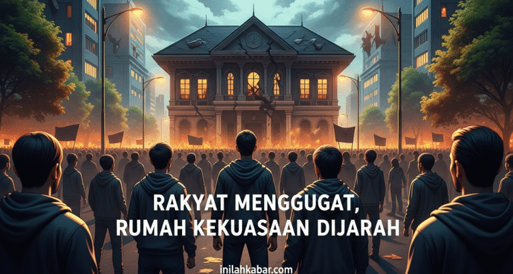 Rakyat Menggugat, Rumah Kekuasaan Dijarah