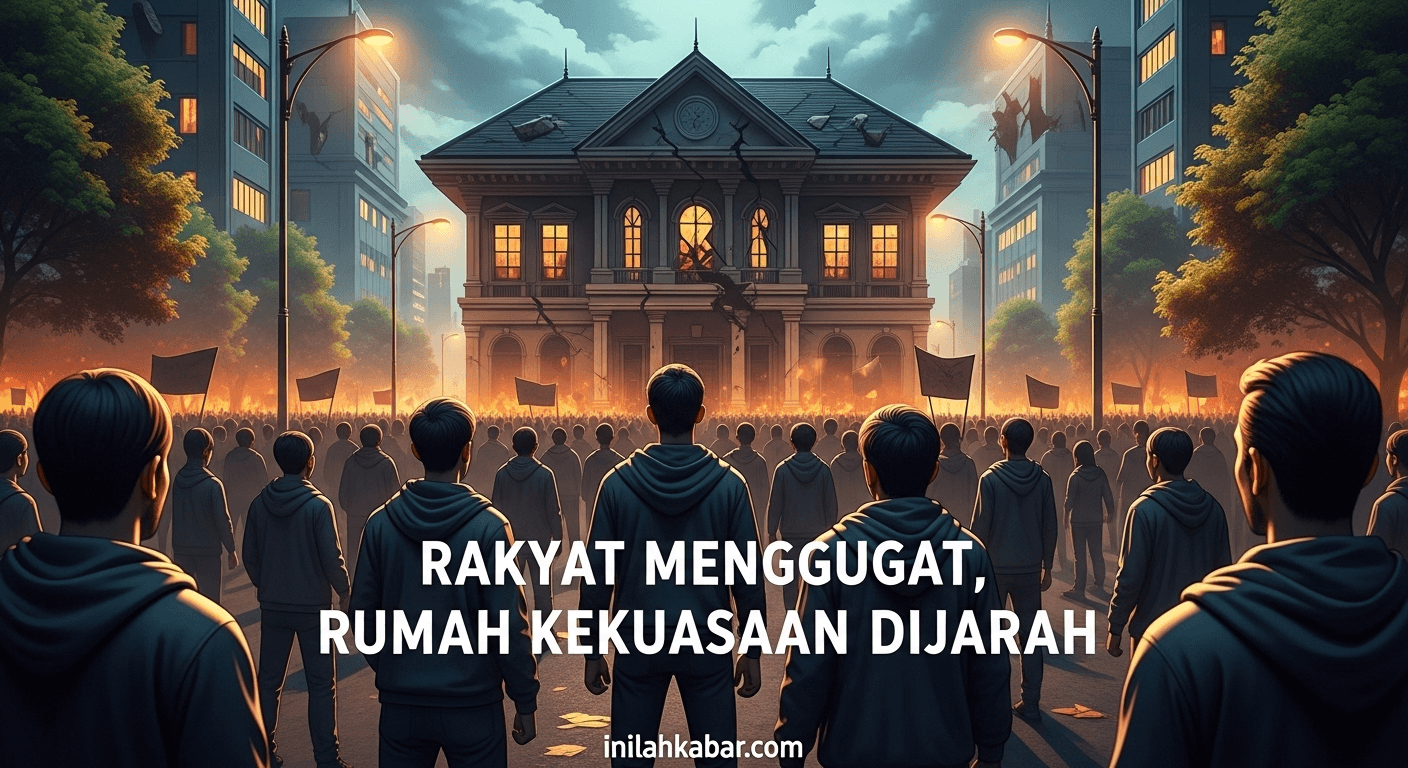 Rakyat Menggugat, Rumah Kekuasaan Dijarah