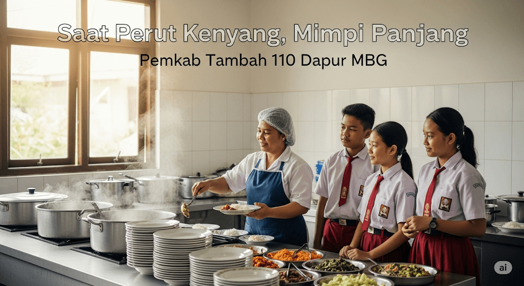 Saat Perut Kenyang, Mimpi Panjang: Pemkab Tambah 110 Dapur MBG