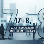 17+8, Janji Transparansi yang Belum Tergenapi 178 Janji Transparansi yang Belum Tergenapi
