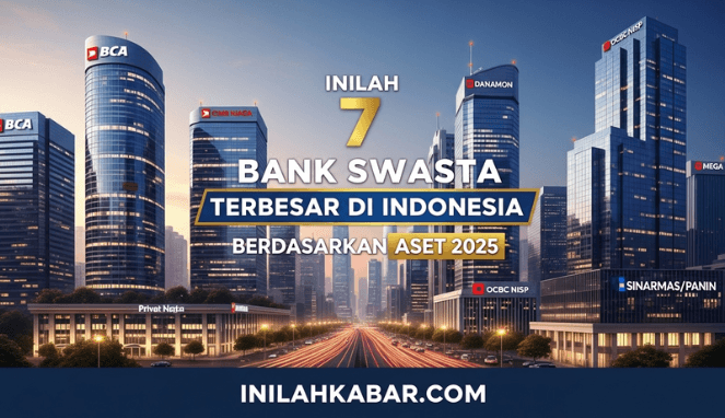 Inilah 7 Bank Swasta Terbesar di Indonesia Berdasarkan Aset 2025 Inilah 7 Bank Swasta Terbesar di Indonesia Berdasarkan Aset 2025