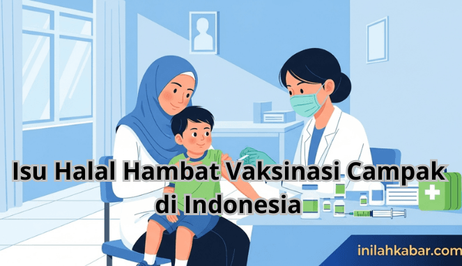 Isu Halal Hambat Vaksinasi Campak di Indonesia
