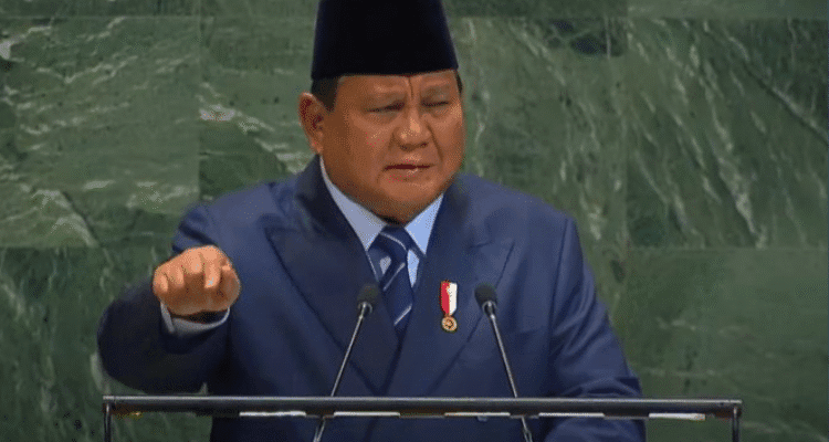 Prabowo Bicara Lantang di Sidang Umum PBB