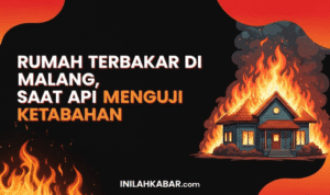 Rumah Terbakar di Malang, Saat Api Menguji Ketabahan Rumah Terbakar di Malang, Saat Api Menguji Ketabahan