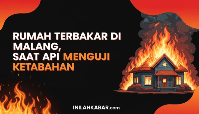 Rumah Terbakar di Malang, Saat Api Menguji Ketabahan Rumah Terbakar di Malang, Saat Api Menguji Ketabahan