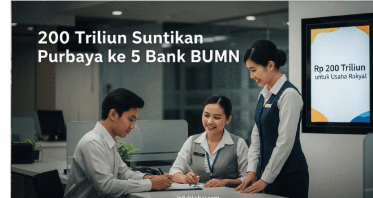 200 Triliun Suntikan Purbaya ke 5 Bank BUMN
