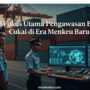 3 Fokus Utama Pengawasan Bea Cukai di Era Menkeu Baru Realistic photo illustration showing the main theme and emotional essence of the article above — for example, Indonesian Customs officers at a busy port terminal with digital monitoring screens and shipping containers in the background, symbolizing transparency, efficiency, and reform in customs supervision under the new Finance Minister, in cinematic lighting, professional composition, with centered modern title text “3 Fokus Utama Pengawasan Bea Cukai di Era Menkeu Baru”, bottom watermark “inilahkabar.com” in elegant sans-serif font, realistic journalistic photo style suitable for online news feature.