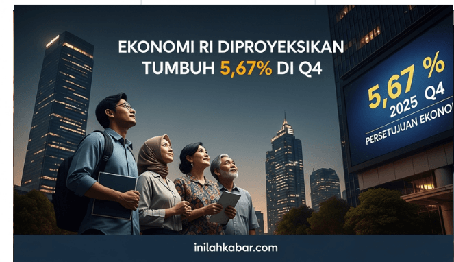 Ekonomi RI Diproyeksi Tumbuh 5,67 % di Q4 oleh Purbaya Ekonomi RI Diproyeksi Tumbuh 5,67 % di Q4 oleh Purbaya