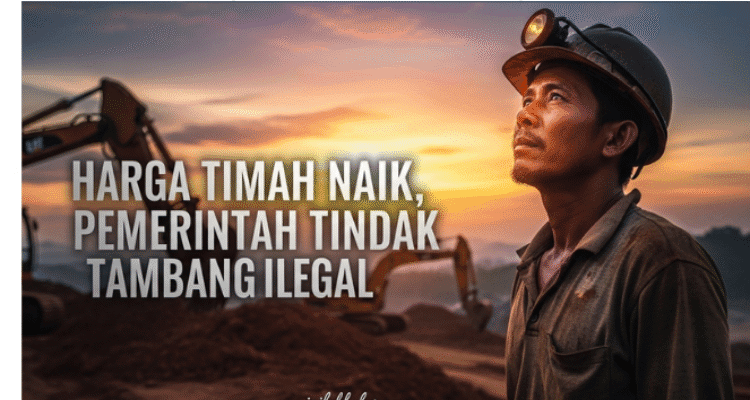 Harga Timah Naik, Pemerintah Tindak Tambang Ilegal