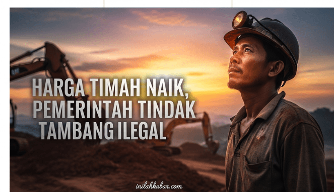 Harga Timah Naik, Pemerintah Tindak Tambang Ilegal