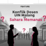 Konflik Dosen UIN Malang vs Sahara Memanas Konflik Dosen UIN Malang vs Sahara Memanas