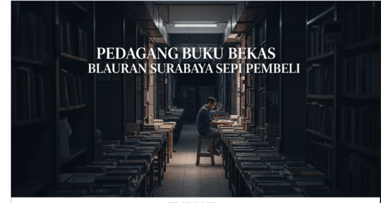 Pedagang Buku Bekas Blauran Surabaya Sepi Pembeli