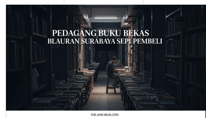 Pedagang Buku Bekas Blauran Surabaya Sepi Pembeli
