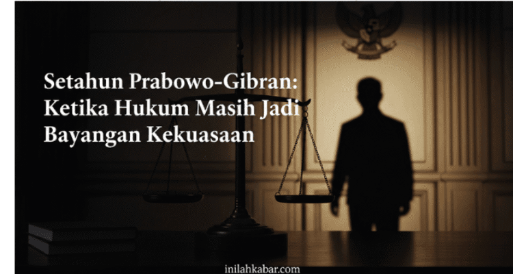 Setahun Prabowo–Gibran, Ketika Hukum Masih Jadi Bayangan Kekuasaan Setahun Prabowo–Gibran, Ketika Hukum Masih Jadi Bayangan Kekuasaan