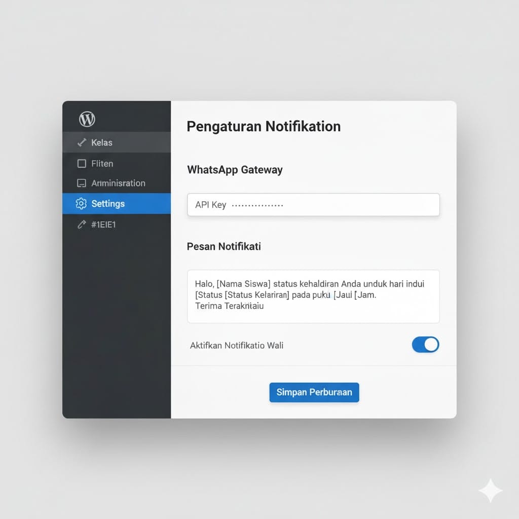 Pengaturan Notifikasi WhatsApp