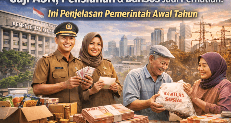 Gaji ASN, Pensiunan & Bansos Jadi Perhatian! Ini Penjelasan Pemerintah Awal Tahun Gaji ASN, Pensiunan & Bansos Jadi Perhatian! Ini Penjelasan Pemerintah Awal Tahun