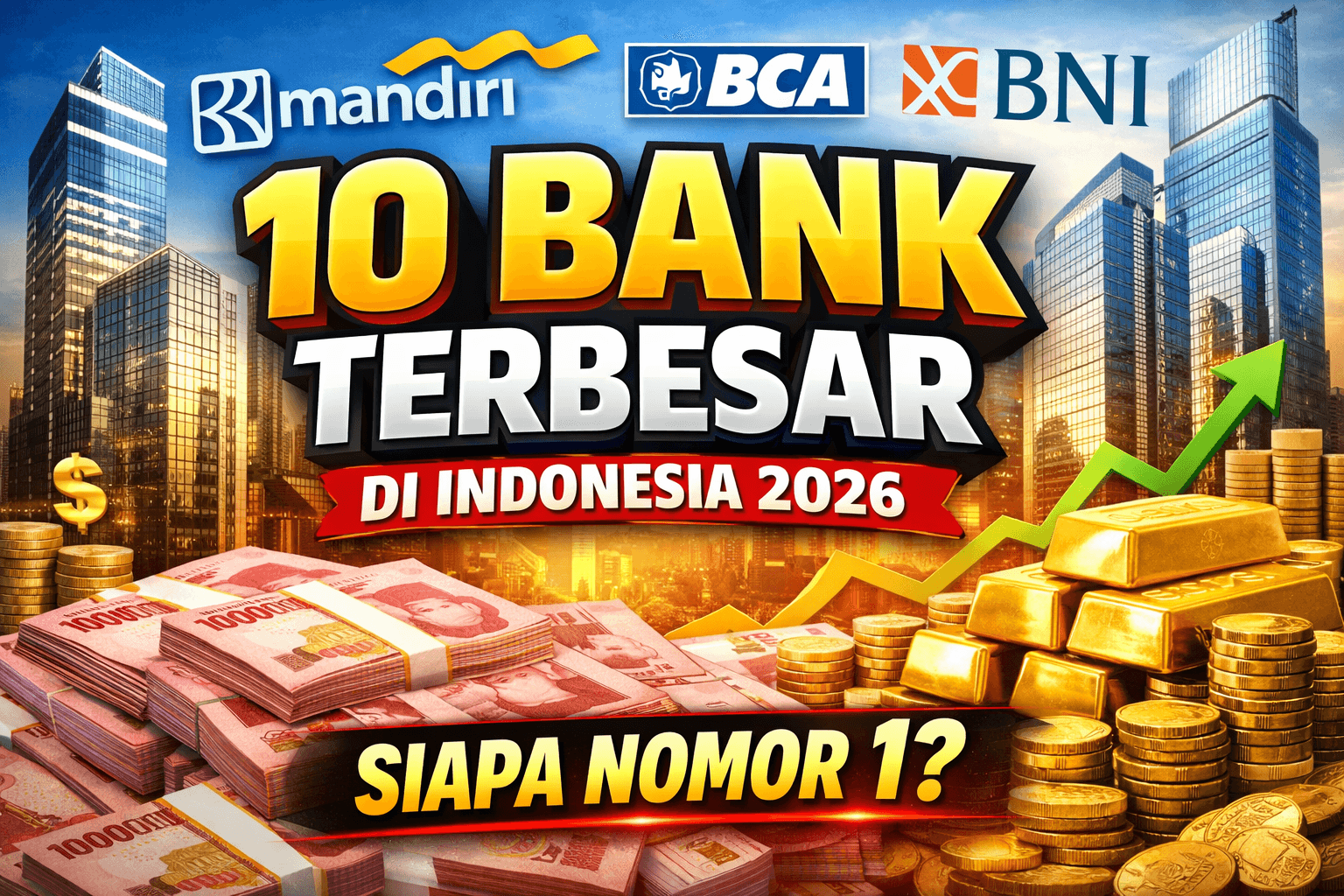 10 Bank dengan Aset Terbesar di Indonesia 2026: Siapa Paling Dominan?